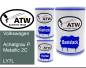 Preview: Volkswagen, Achatgrau P. Metallic 2C, LY7L: 500ml Lackdose + 500ml Klarlack + 250ml Härter - Set, von ATW Autoteile West.